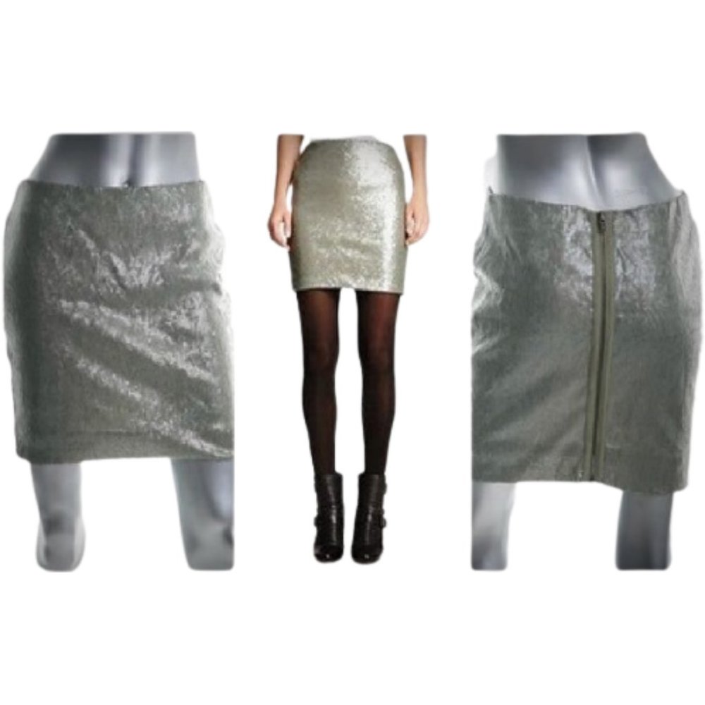Cut25 Squin Mini Skirt
